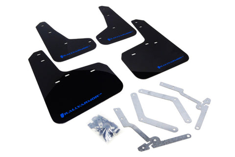 Rally Armor 02-07 Subaru RS/2.5i/WRX/STI (06-07 Wagon Req. Front Flap Mod.) Black Mud Flap BCE Logo