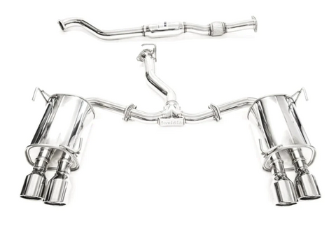 Invidia 2022+ Subaru WRX Q300 Rolled Stainless Steel Tip Cat-Back Exhaust
