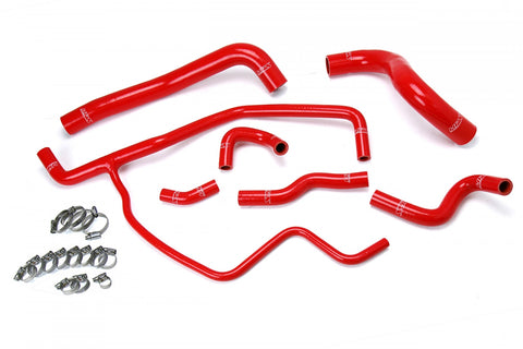 HPS Red Reinforced Silicone Radiator Heater Hose Kit Coolant for Dodge 11-20 Charger / 300 / Challenger 3.6L V6