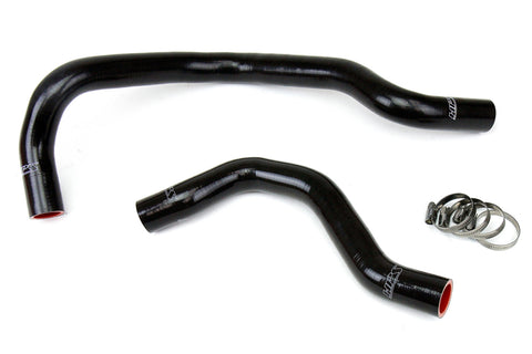 HPS Black Reinforced Silicone Radiator Hose Kit Coolant for Honda 88-91 CRX w/ B16