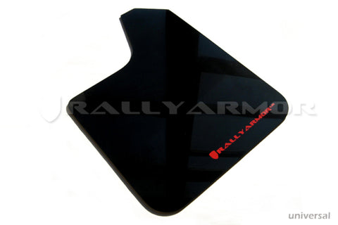 Rally Armor Universal Fit (No Hardware) Blue UR Mud Flap White Logo