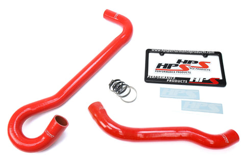 HPS Red Reinforced Silicone Radiator Hose Kit Coolant for Jeep 06-08 Commander 5.7L V8 XK