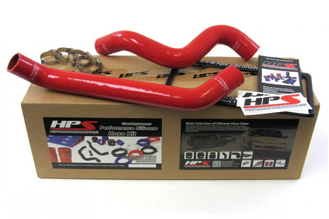 HPS Red Reinforced Silicone Radiator Hose Kit Coolant for Jeep 07-11 Wrangler JK 3.8L V6