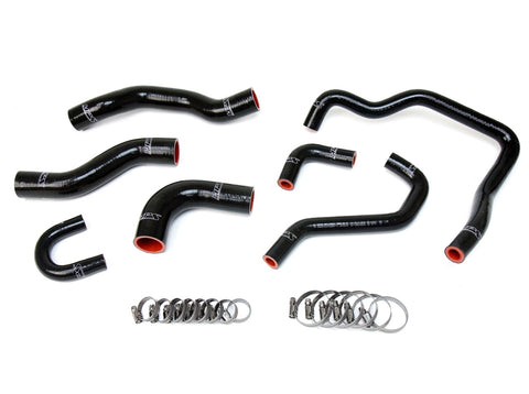 HPS Reinforced Black Silicone Radiator   Heater Hose Kit Coolant for Toyota 89-95 Pickup 22RE Non Turbo EFI LHD