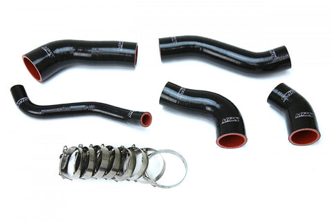 HPS Black Reinforced Silicone Intercooler Hose Kit for Hyundai 13-17 Veloster 1.6L Turbo