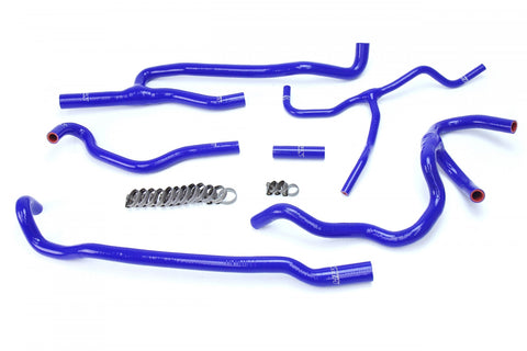 HPS Blue Reinforced Silicone Heater Hose Kit Coolant for Chevy 16-17 Camaro SS Coupe 6.2L V8