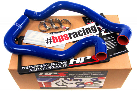 HPS Blue Reinforced Silicone Radiator Hose Kit Coolant for Ford 11-13 Fiesta 1.6L