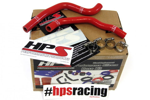 HPS Red Reinforced Silicone Radiator Hose Kit for Honda 96-99 CR80R 2 Stroke