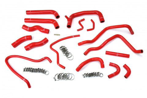 HPS Reinforced Red Silicone Radiator Hose Kit Coolant for Toyota 00-05 MR2 Spyder