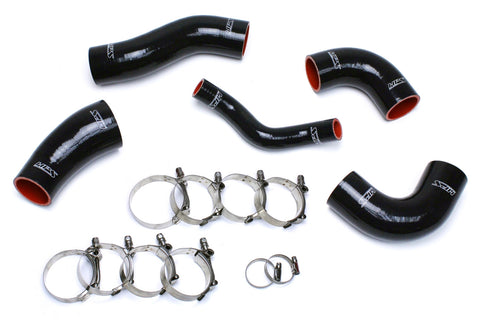 HPS Black Reinforced Silicone Intercooler Hose Kit for Kia 11-15 Optima 2.0L Turbo