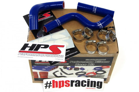 HPS Blue Reinforced Silicone Radiator Hose Kit for Kawasaki 98-12 KX80 KX85 KX100