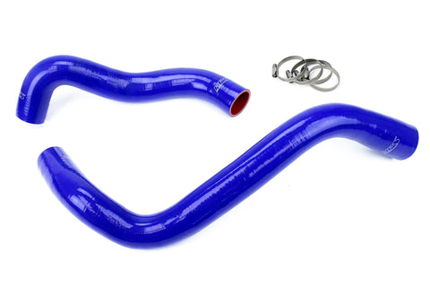 HPS Blue Reinforced Silicone Radiator Hose Kit Coolant for Ford 99-01 F550 Superduty w/ 7.3L Diesel Single Alternator