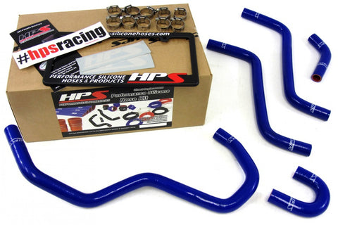 HPS Blue Reinforced Silicone Radiator Hose Kit for Yamaha 04-07 YXR450 YXR660 Rhino