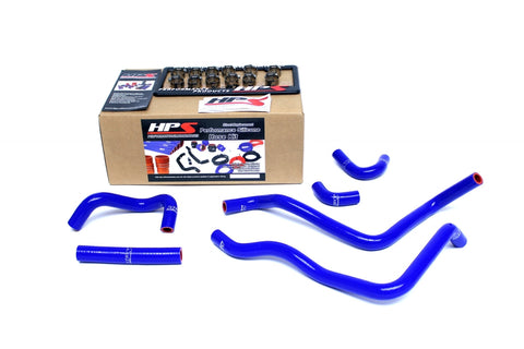 HPS Reinforced Blue Silicone Heater Hose Kit Coolant for Toyota 00-05 MR2 Spyder