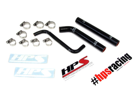 HPS Black Reinforced Silicone Radiator Hose Kit for Honda 04-09 TRX450R