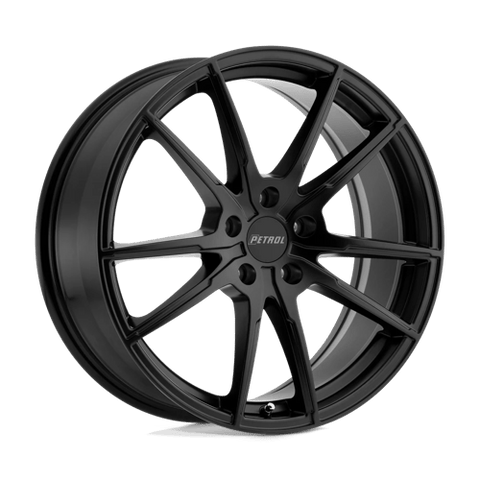 P0A Cast Aluminum Wheel in Matte Black Finish from Petrol Wheels - View 2