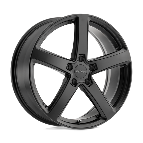 P2A Cast Aluminum Wheel in Matte Black Finish from Petrol Wheels - View 1