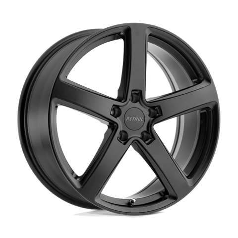 P2A Cast Aluminum Wheel in Matte Black Finish from Petrol Wheels - View 2