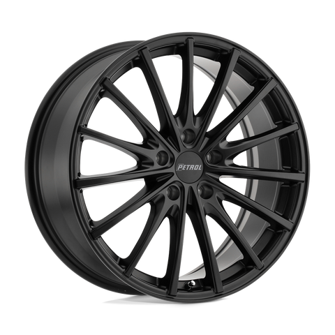 P3A Cast Aluminum Wheel in Matte Black Finish from Petrol Wheels - View 1