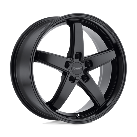 P1B Cast Aluminum Wheel in Matte Black Finish from Petrol Wheels - View 1