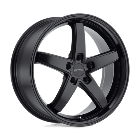 P1B Cast Aluminum Wheel in Matte Black Finish from Petrol Wheels - View 2