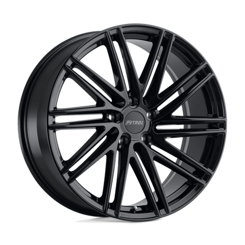 P1C Cast Aluminum Wheel in Gloss Black Finish from Petrol Wheels - View 2