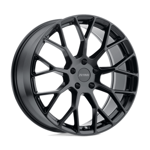 P2B Cast Aluminum Wheel in Gloss Black Finish from Petrol Wheels - View 2