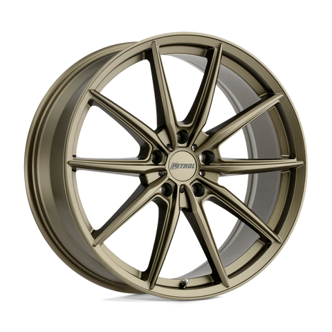 P4B Cast Aluminum Wheel in Matte Bronze Finish from Petrol Wheels - View 1