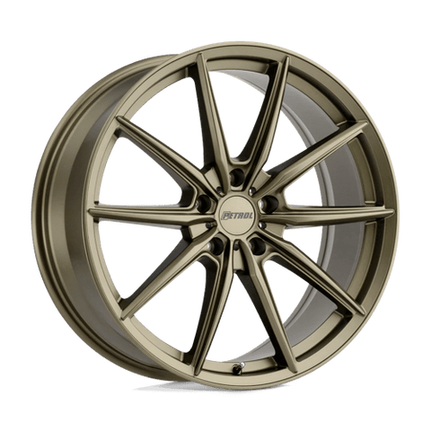 P4B Cast Aluminum Wheel in Matte Bronze Finish from Petrol Wheels - View 2