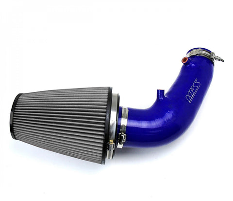 HPS Blue Silicone Air Intake Kit Cool Short Ram SRI High Flow Filter 827-610BL