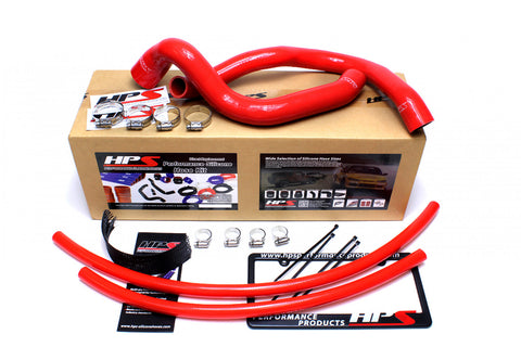 HPS Red Reinforced Silicone Radiator   Heater Hose Kit for Jeep 91-01 Cherokee XJ 4.0L