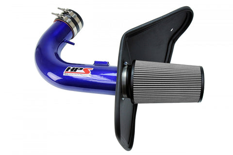 HPS Performance Blue Cold Air Intake Kit for 10-15 Chevy Camaro SS 6.2L V8