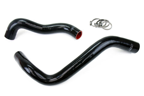 HPS Black Reinforced Silicone Radiator Hose Kit Coolant for Ford 99-01 F550 Superduty w/ 7.3L Diesel Single Alternator