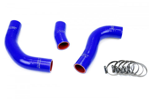 HPS Reinforced Blue Silicone Radiator Hose Kit Coolant for Toyota 88-90 Land Cruiser FJ62 4.0L I6