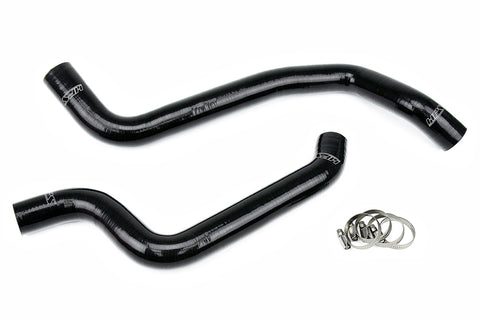 HPS Black Reinforced Silicone Radiator Hose Kit Coolant for Mitsubishi 91-99 3000GT DOHC NA & Turbo