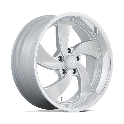 U134 Desperado Cast Aluminum Wheel in Silver Brushed Face Finish from US Mags Wheels - View 1