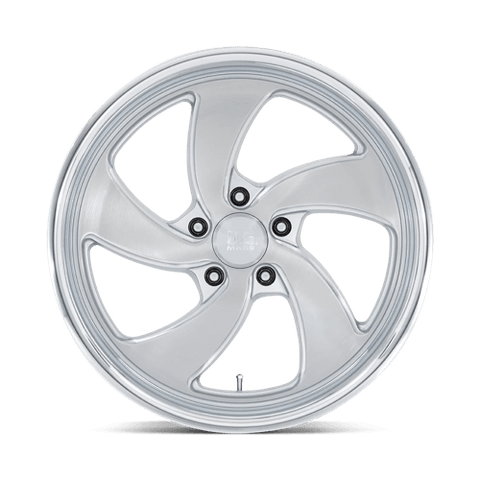 U134 Desperado Cast Aluminum Wheel in Silver Brushed Face Finish from US Mags Wheels - View 4