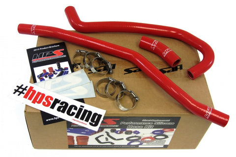 HPS Red Reinforced Silicone Radiator Hose Kit for Yamaha 06-12 YFM700 Raptor