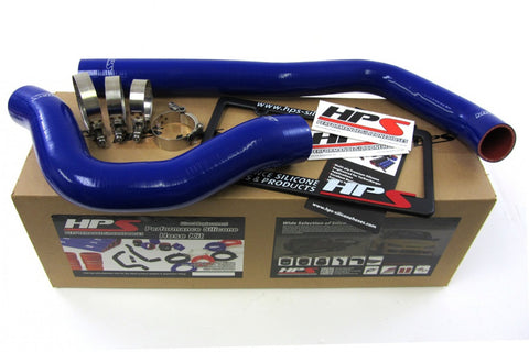 HPS 99 - 02 Dodge Ram Pickup 5.9L Diesel High Temp Reinforced Silicone Radiator Hose Kit Coolant OEM Replacement - Blue