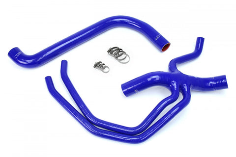 HPS Blue Reinforced Silicone Radiator Hose Kit Coolant for Ford 99-03 F150 Lightning 5.4L V8