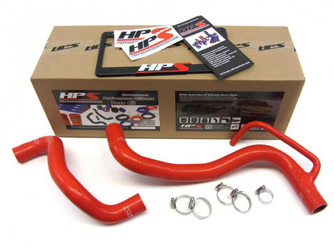 HPS Red Reinforced Silicone Radiator Hose Kit Coolant for Scion 08-15 xB