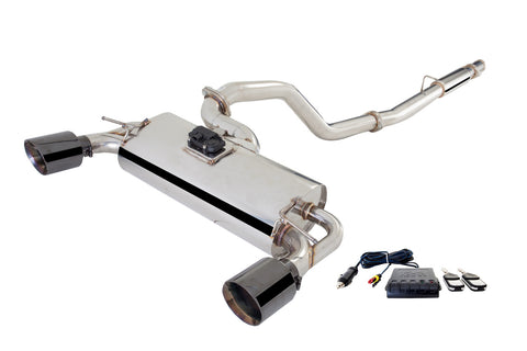 XForce Ford Focus RS AWD Turbo 2016- Stainless Steel 3" Cat Back System with Varex Rear Muffler and Smartbox Controller